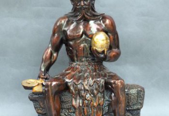湖州神农大帝坐姿雕塑像