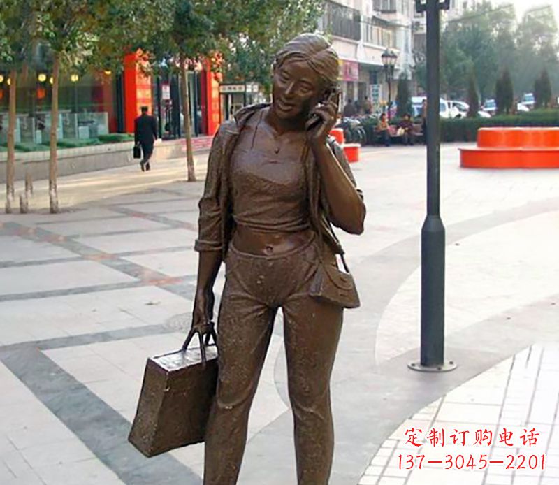 湖州通话女性雕塑