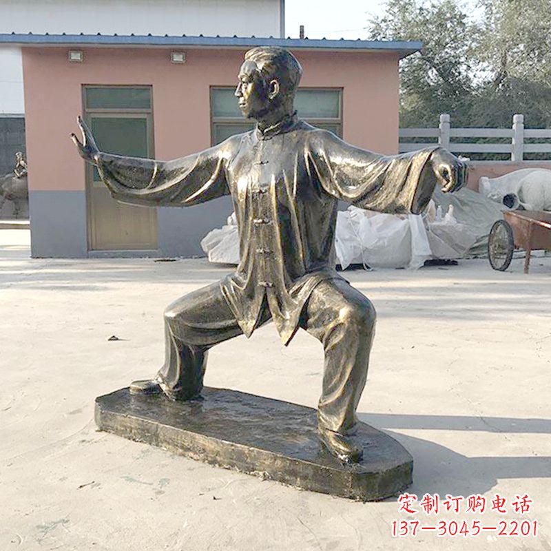 湖州太极拳雕塑