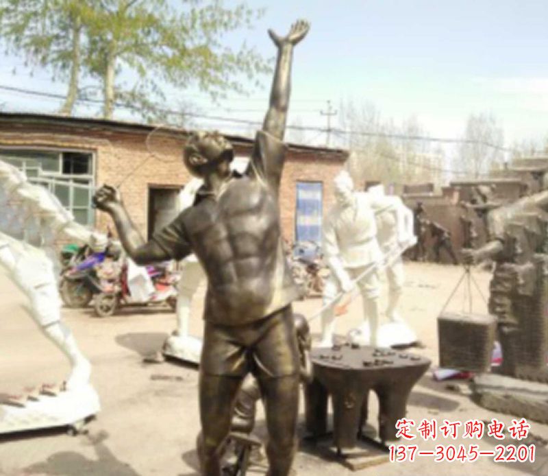 湖州羽毛球雕塑传承运动精神