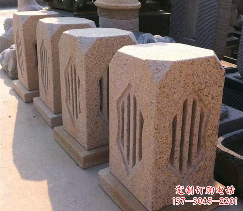 湖州精美的大理石灯雕塑