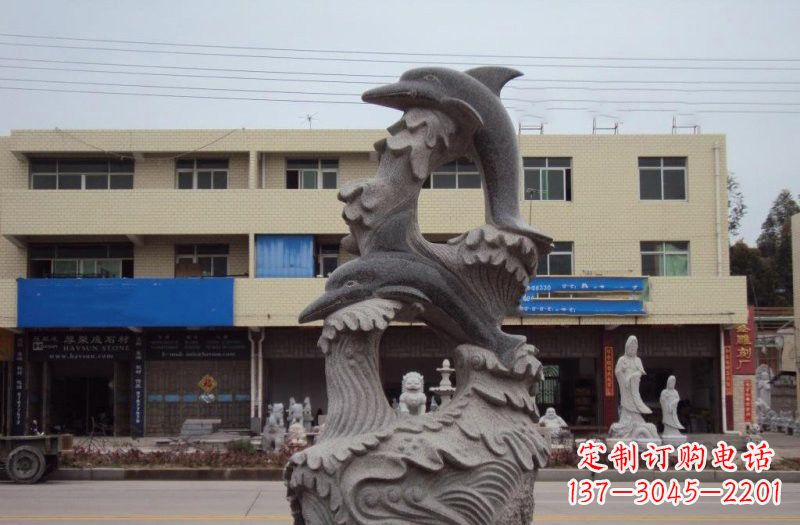 湖州大理石海豚雕塑