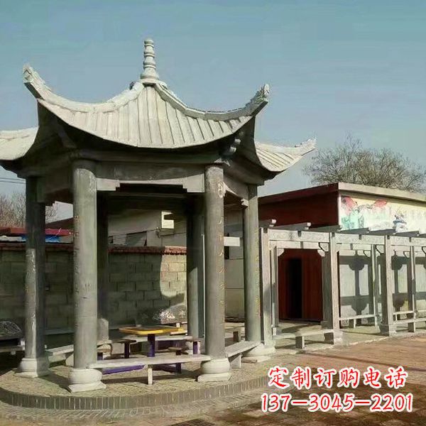 湖州大理石凉亭庭院亭子