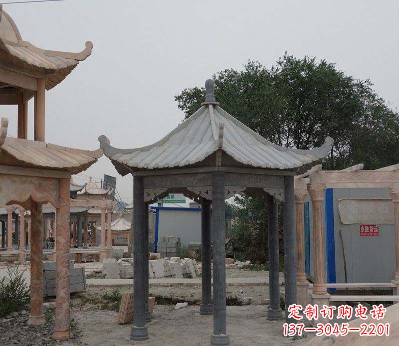 湖州大理石凉亭精美石雕