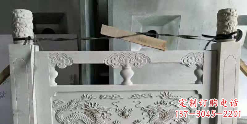 湖州大理石龙浮雕栏板雕塑