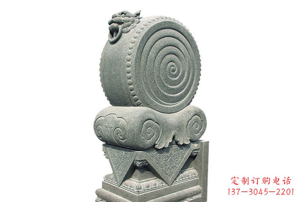 湖州门墩招财石雕