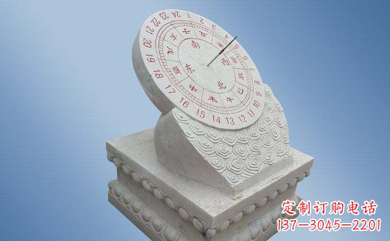 湖州精致古典大理石日晷雕塑