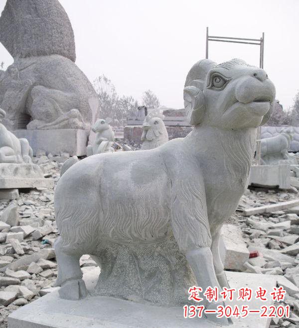 湖州大理石羊雕塑