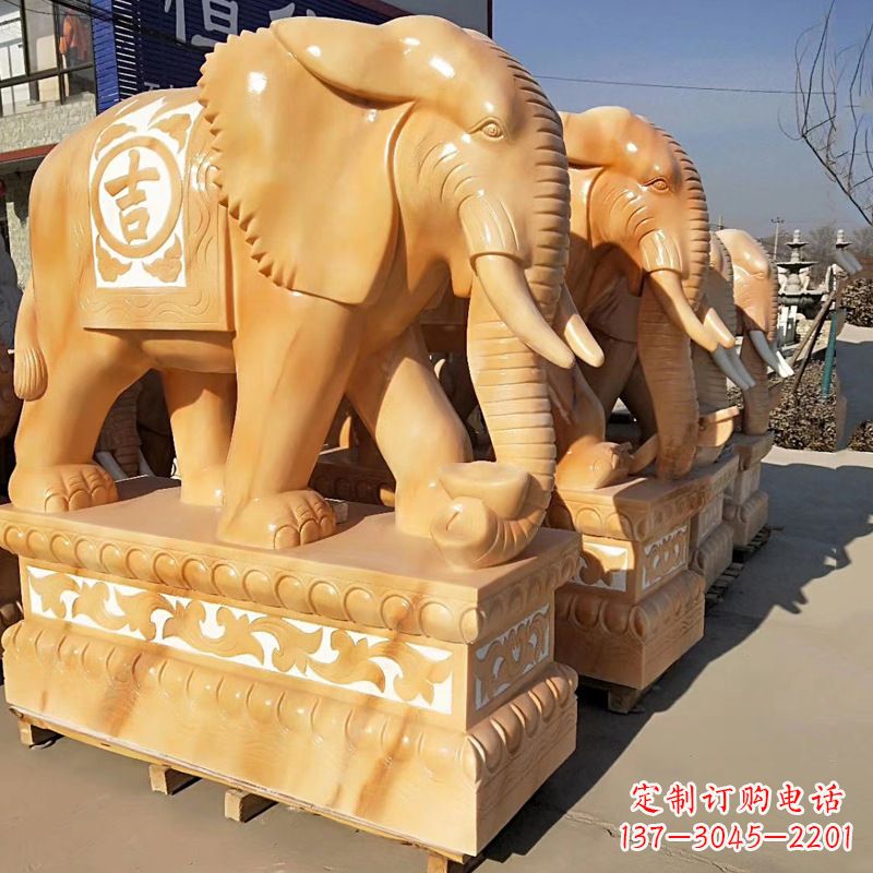 湖州大象石雕风水