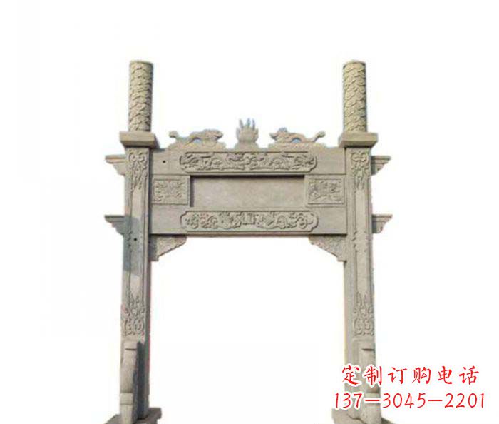 湖州产品名称中领雕塑-牌坊石雕