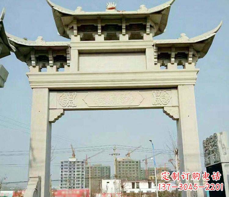 湖州精美牌坊石雕