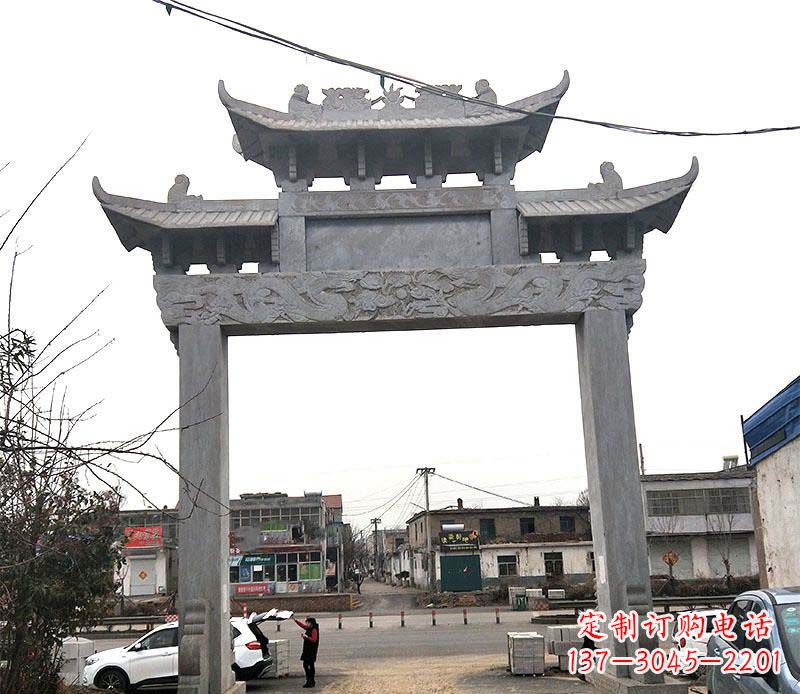 湖州精美大理石牌坊石雕