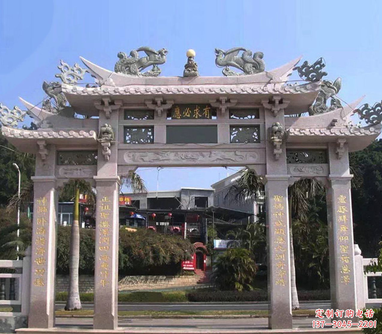 湖州精美石雕牌坊雕塑——传承文化的艺术精品