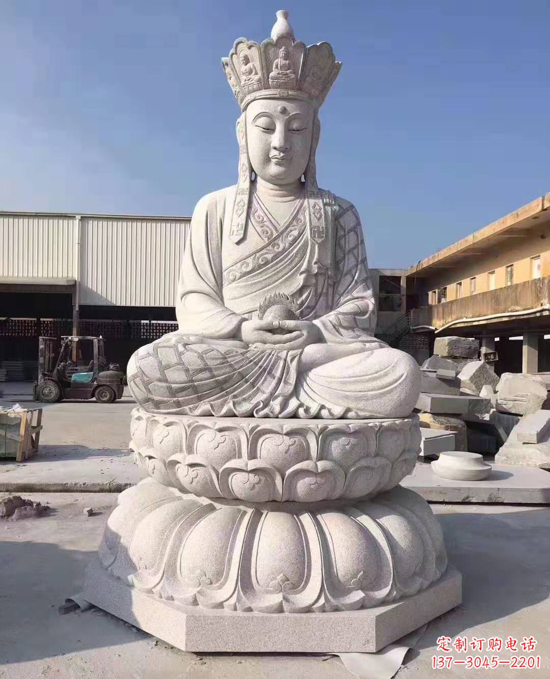 湖州地藏王石雕佛像摆件寺庙景观雕塑 