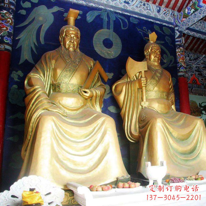 湖州帝喾铜雕神像,让你的家居更有气质