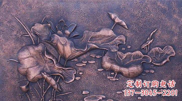 湖州锻铜荷花雕塑