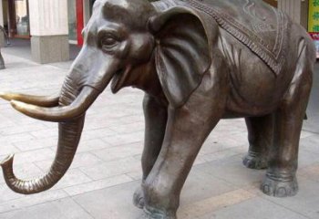 湖州大门铜雕大象