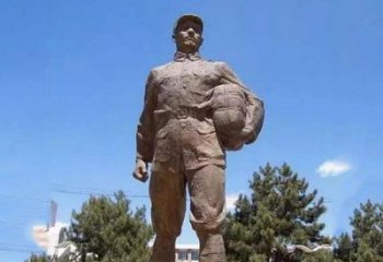 湖州董存瑞石雕像 - 传承英雄精神的纪念雕塑