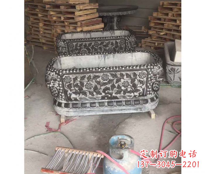 湖州仿古石水缸雕塑