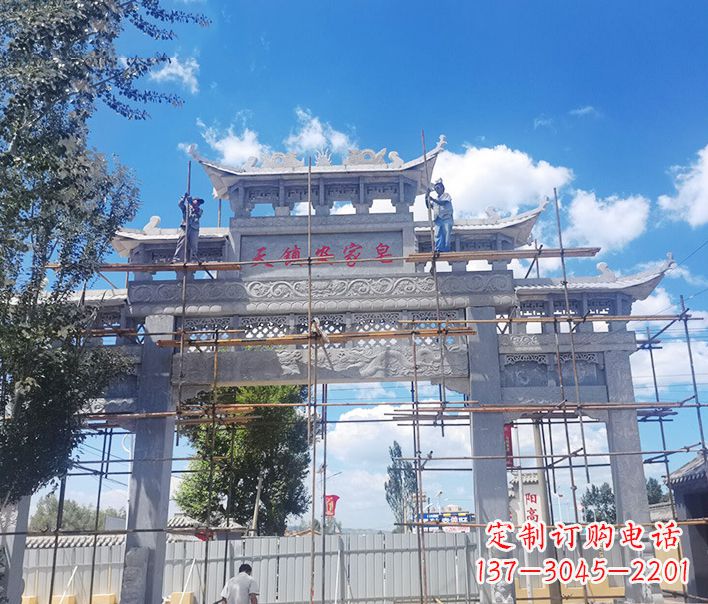 湖州牌坊雕塑品质精湛、精致耐看