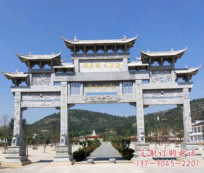 湖州特色牌坊石雕