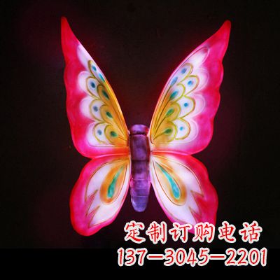 湖州定制发光蝴蝶雕塑
