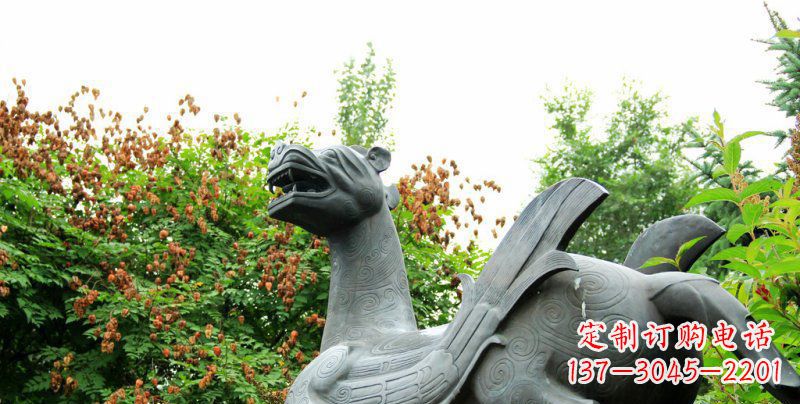 湖州公园狴犴景观铜雕