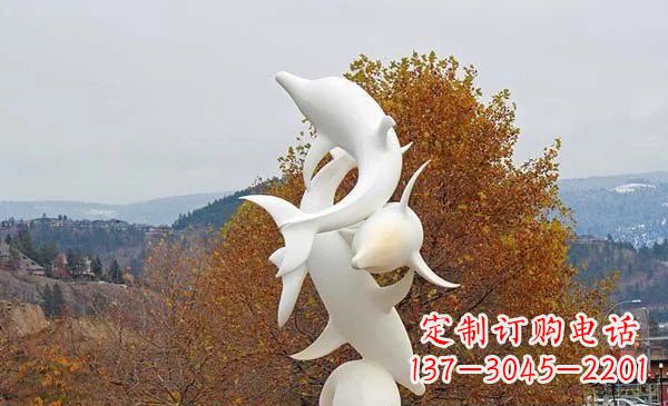 湖州山东中领雕塑海豚雕塑让自然之美悠然而生