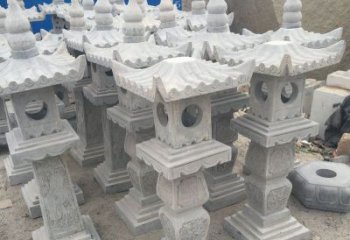 湖州仿古石灯园林景观石雕