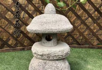 湖州精美仿古石灯公园照明灯石雕