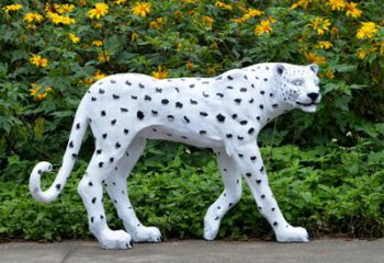 湖州室外豹雕塑装饰摆件