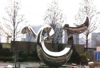 湖州新品发布不锈钢抽象鲸鱼雕塑