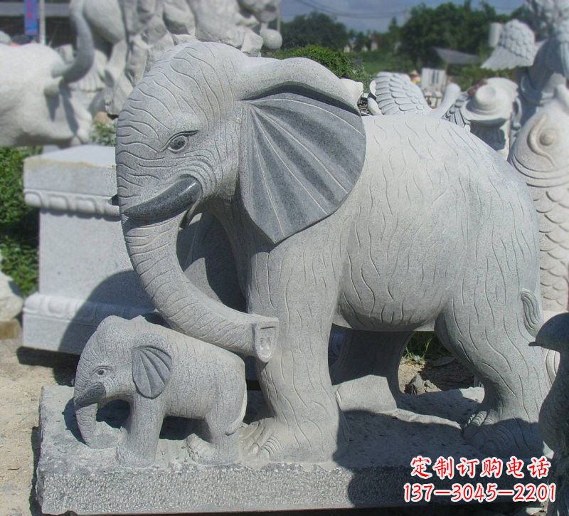 湖州雕塑艺术大象雕塑