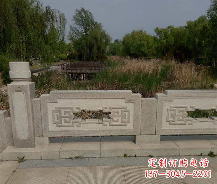 湖州优雅大气的公园栏板雕塑
