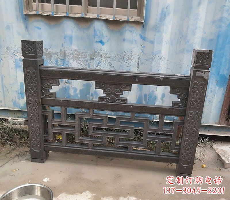 湖州集乐馆大理石栏板雕塑