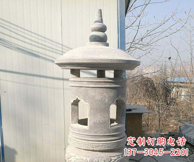 湖州精美公园大理石石灯雕塑