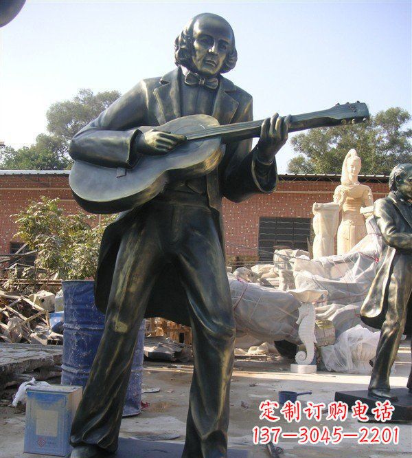 湖州高端精致吉他雕塑