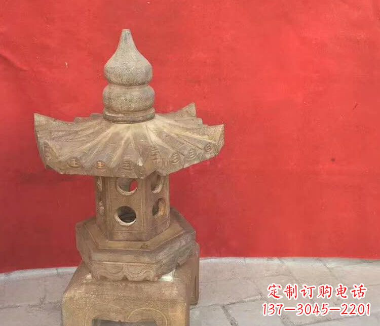 湖州景观仿古石灯雕塑
