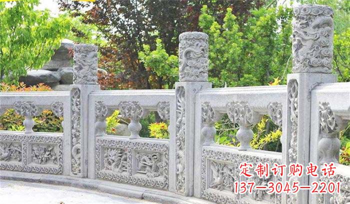 湖州公园仿古石栏板雕塑