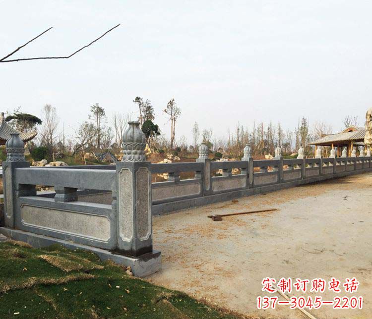 湖州公园仿古石栏板景观石雕