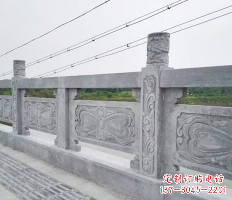 湖州公园仿古石栏板景观石雕 (5)