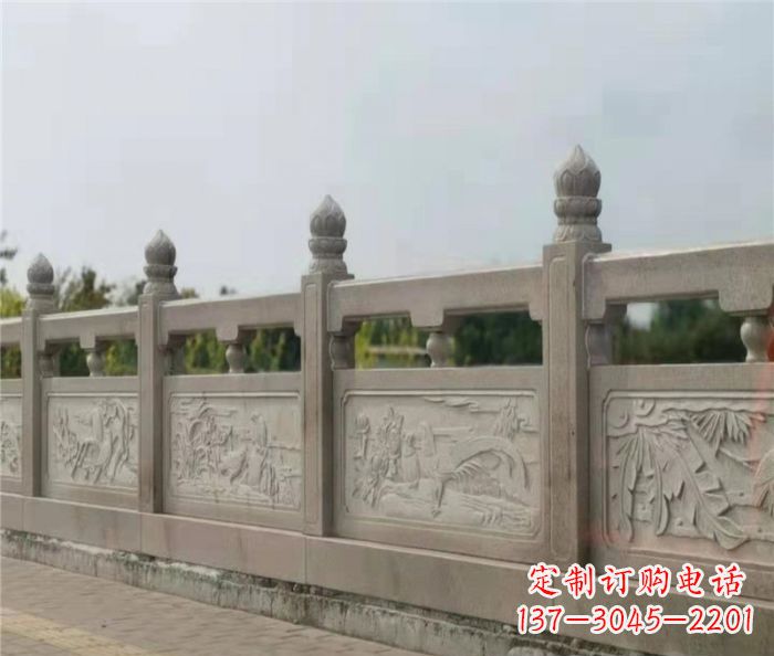 湖州泰山大理石浮雕栏板雕塑