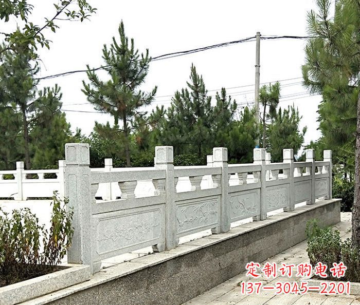 湖州大理石栏板石雕,构筑公园景观