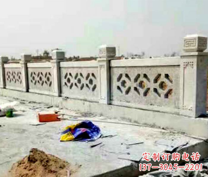 湖州公园大理石栏板石雕