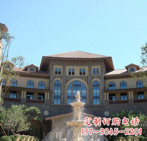 湖州定制欧式古典喷泉大理石雕塑