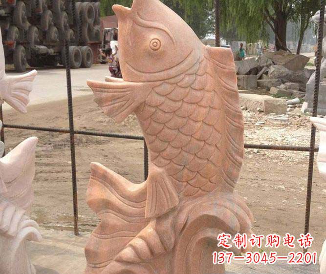 湖州红石喷泉雕塑,点亮公园景观