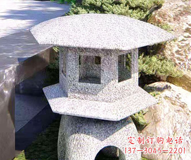 湖州石头雕塑灯——点亮公园之美