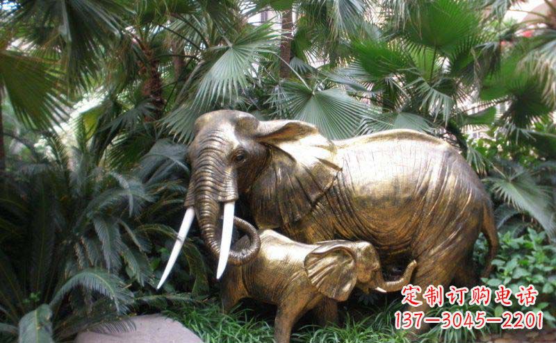 湖州中领雕塑-大象铜雕定制