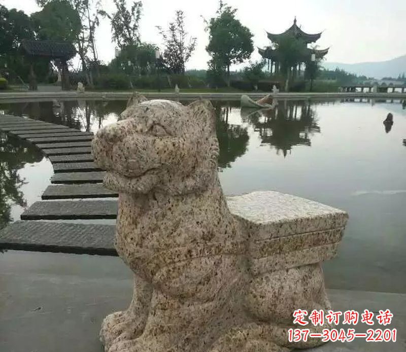 湖州中领雕塑—十二生肖石虎雕塑