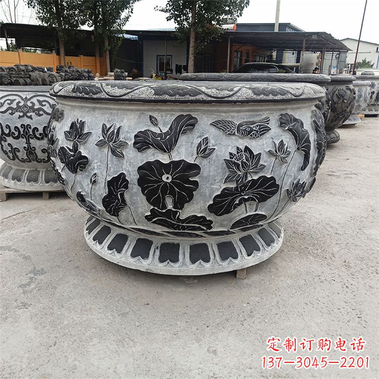 湖州精美石雕水缸——雕刻您的艺术一生